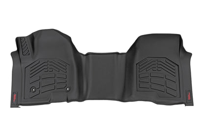 Sure-Fit Floor Mats Front Over Hump Crew Silverado/Sierra 1500/2500HD/3500HD (19-26) Rough Country