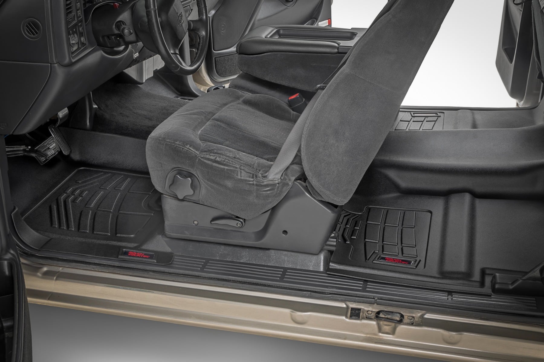 Sure-Fit Floor Mats FR & RR Silverado/Sierra 1500 (99-06 & Classic) Rough Country-3