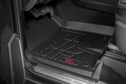 Sure-Fit Floor Mats Front & Rear Bucket Crew Ram 2500/3500 (19-26) Rough Country-1