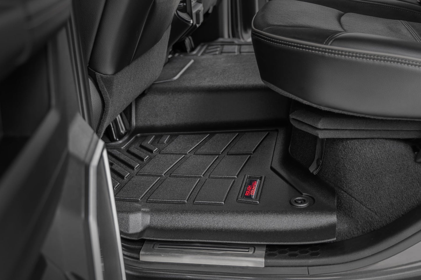 Sure-Fit Floor Mats Front & Rear Bucket Crew Ram 2500/3500 (19-26) Rough Country-3