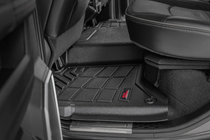 Sure-Fit Floor Mats Front & Rear Bucket Crew Ram 2500/3500 (19-26) Rough Country-3