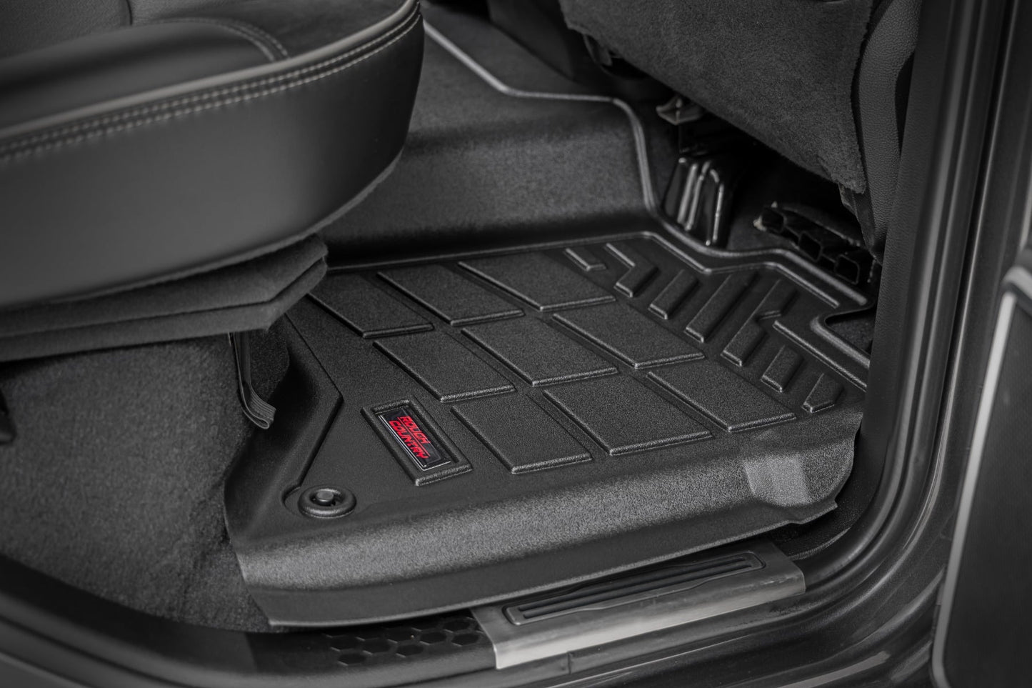 Sure-Fit Floor Mats Front & Rear Bucket Crew Ram 2500/3500 (19-26) Rough Country-4