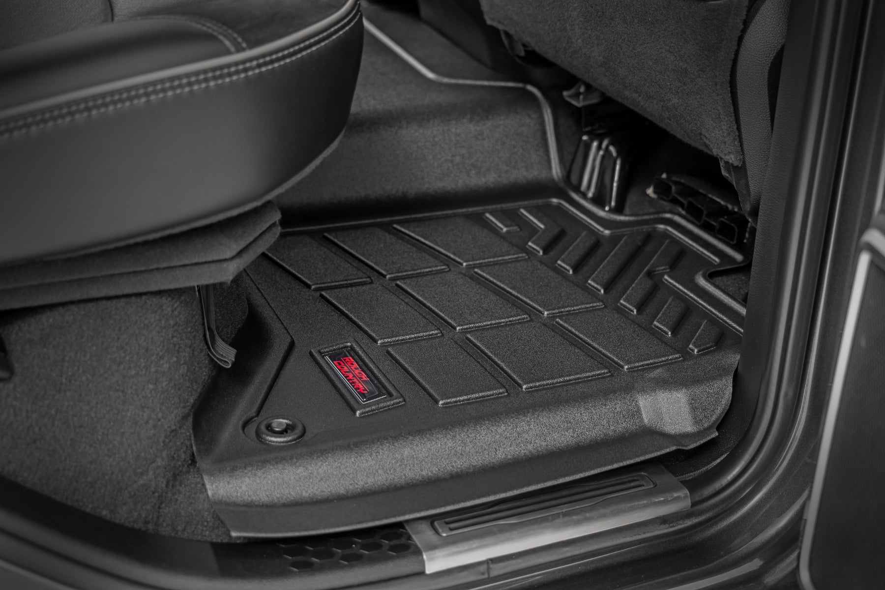 Sure-Fit Floor Mats Front & Rear Bucket Crew Ram 2500/3500 (19-26) Rough Country-4