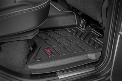 Sure-Fit Floor Mats Front & Rear Bucket Crew Ram 2500/3500 (19-26) Rough Country-4