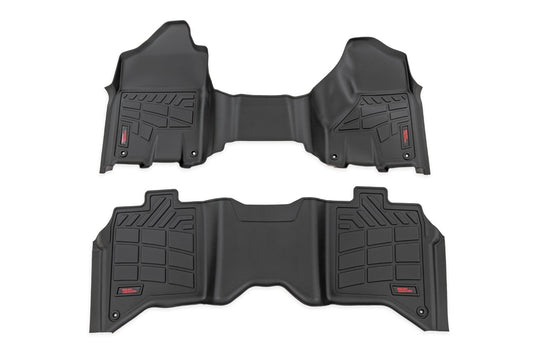 Sure-Fit Floor Mats Front & Rear Crew Ram 2500/3500 2WD/4WD (2019-2026) Rough Country