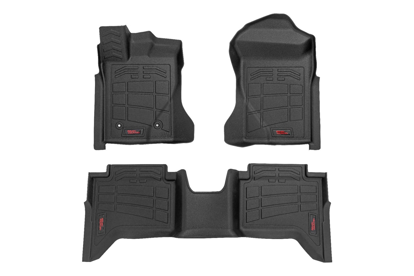 Sure-Fit Floor Mats Front & Rear Crew Ford Ranger 2WD/4WD (2024-2026) Rough Country