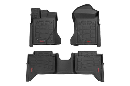 Sure-Fit Floor Mats Front & Rear Crew Ford Ranger 2WD/4WD (2024-2026) Rough Country