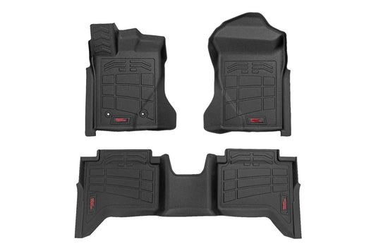 Sure-Fit Floor Mats Front & Rear Crew Ford Ranger 2WD/4WD (2024-2026) Rough Country