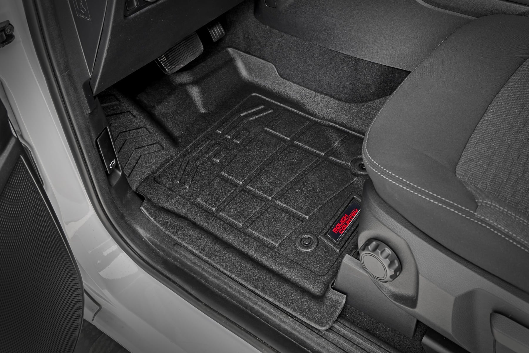 Sure-Fit Floor Mats Front & Rear Crew Ford Ranger 2WD/4WD (2024-2026) Rough Country-1