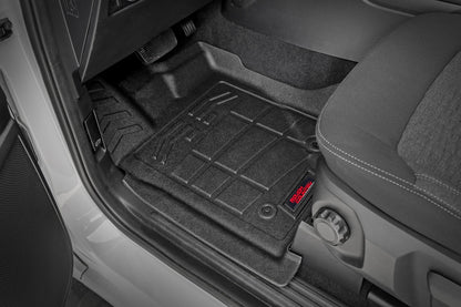 Sure-Fit Floor Mats Front & Rear Crew Ford Ranger 2WD/4WD (2024-2026) Rough Country-1