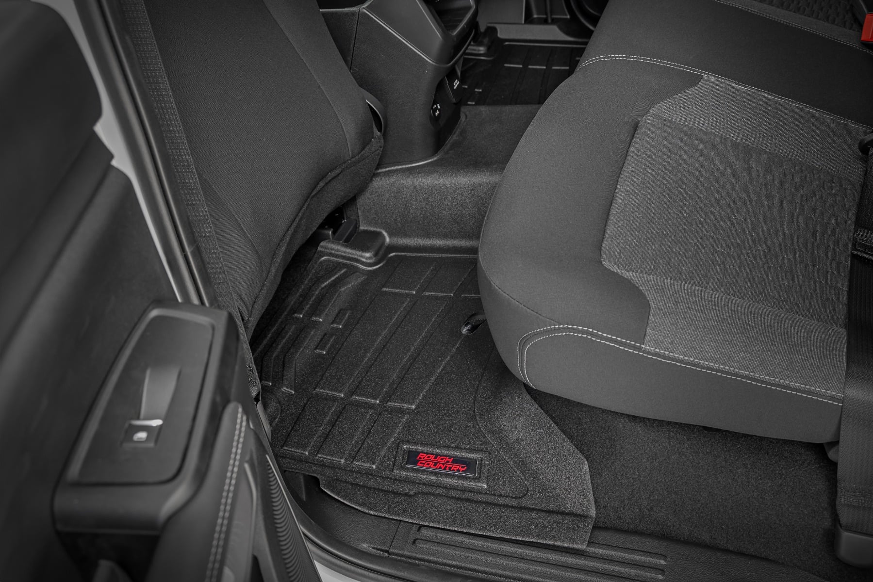 Sure-Fit Floor Mats Front & Rear Crew Ford Ranger 2WD/4WD (2024-2026) Rough Country-3