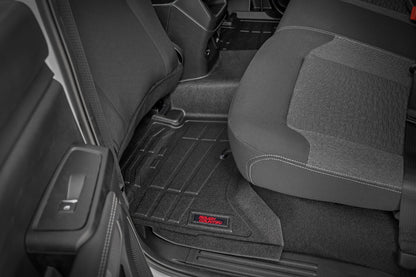 Sure-Fit Floor Mats Front & Rear Crew Ford Ranger 2WD/4WD (2024-2026) Rough Country-3