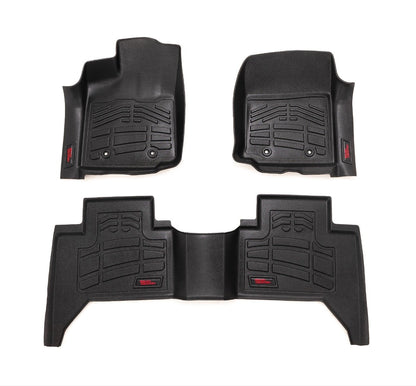 Sure-Fit Floor Mats FR & RR Toyota Tacoma 2WD/4WD (2016-2023) Rough Country