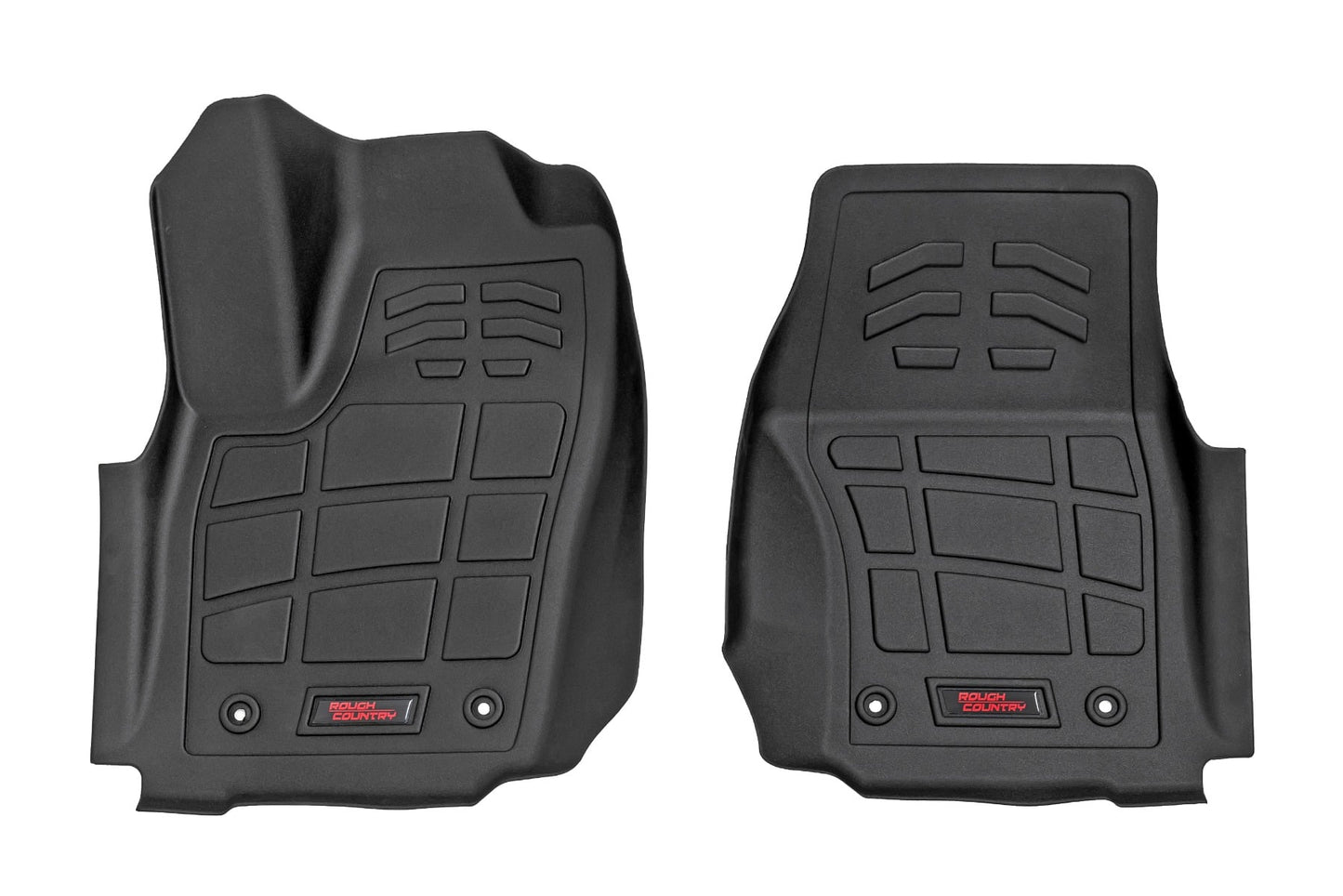 Sure-Fit Floor Mats Front Double Cab Toyota Tacoma 2WD/4WD (2024-2026) Rough Country