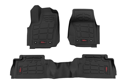 Sure-Fit Floor Mats Front & Rear TRD PRO Double Cab Toyota Tacoma (24-26) Rough Country