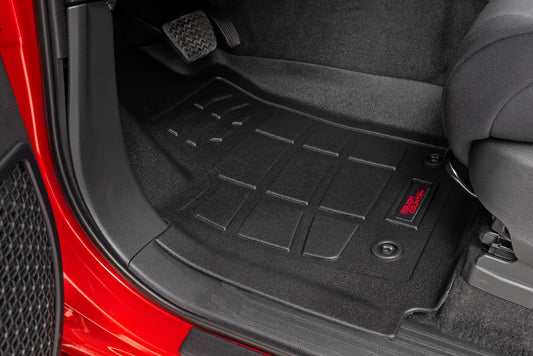 Sure-Fit Floor Mats Front & Rear TRD PRO Double Cab Toyota Tacoma (24-26) Rough Country-1