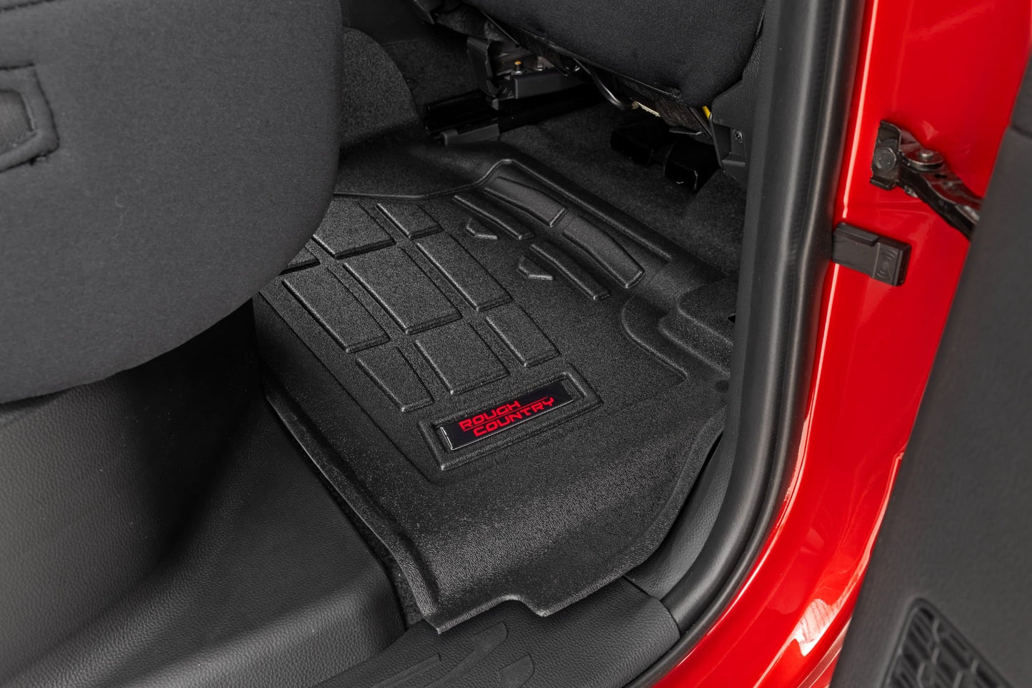 Sure-Fit Floor Mats Front & Rear TRD PRO Double Cab Toyota Tacoma (24-26) Rough Country-3