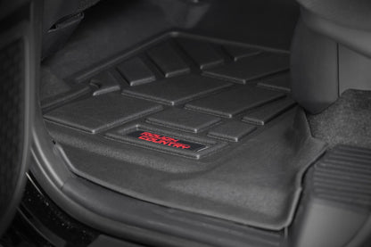 Sure-Fit Floor Mats Front & Rear Toyota 4Runner 2WD/4WD (2025-2026) Rough Country-4