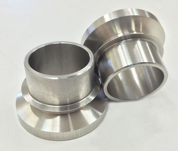 Short 7/8 Inch High Misalignment Spacers SS 3/4 Inch Pair Artec Industries