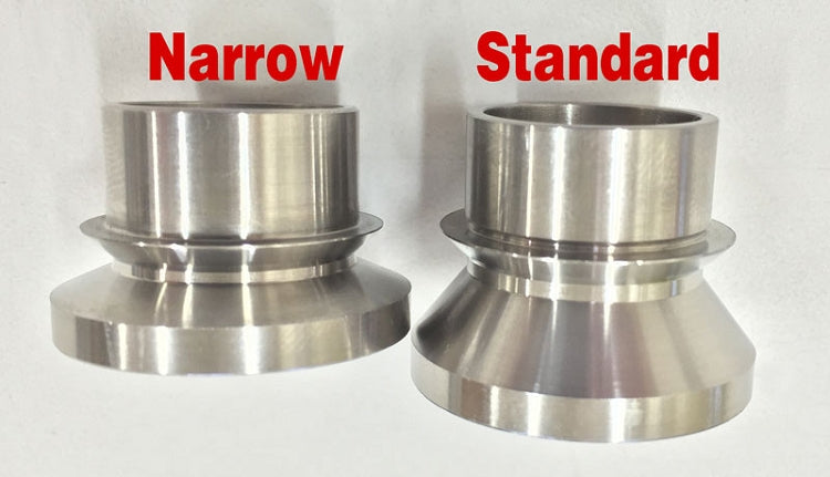 Short 7/8 Inch High Misalignment Spacers SS 3/4 Inch Pair Artec Industries-1