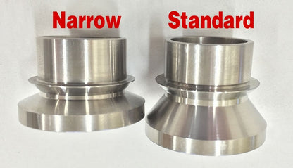 Short 7/8 Inch High Misalignment Spacers SS 3/4 Inch Pair Artec Industries-1