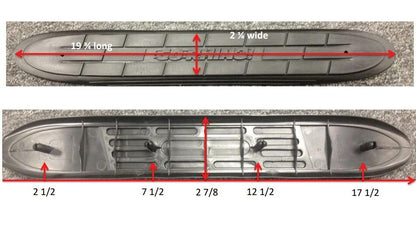 Step Pad For Hitch Step, 6000/4000 Series Side Steps and 3000 Series StepGuard Black Go Rhino-1