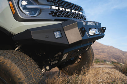 2021 2024 Ford Bronco Steel Front Skid Plate DV8 Offroad-8