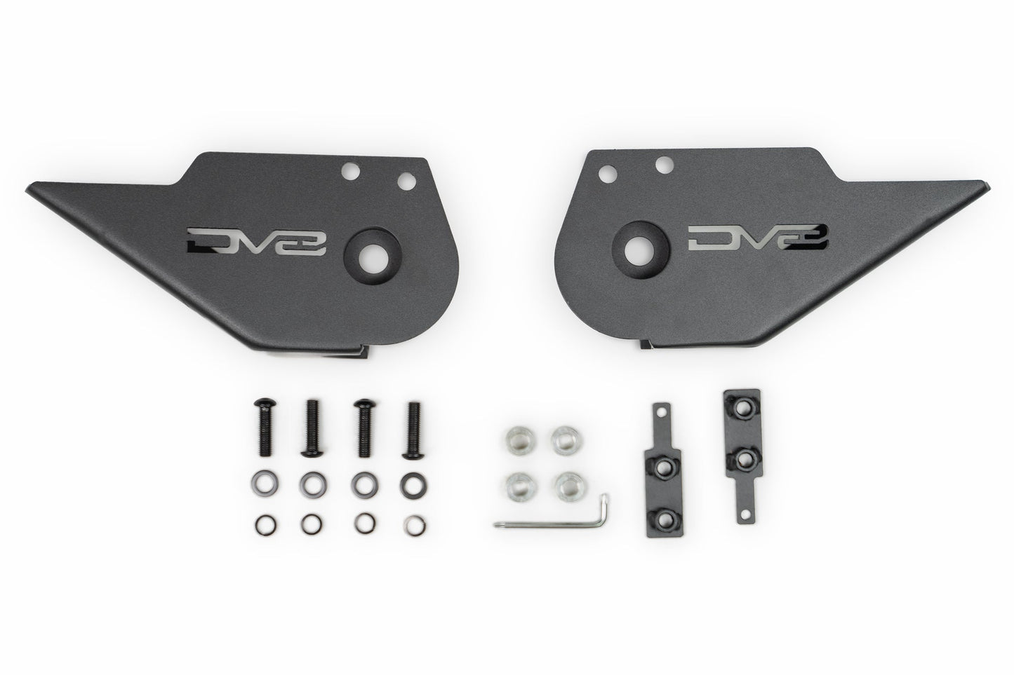 2021 2024 Ford Bronco Trailing Arm Skid Plates With OEM Welded Skid DV8 Offroad-6