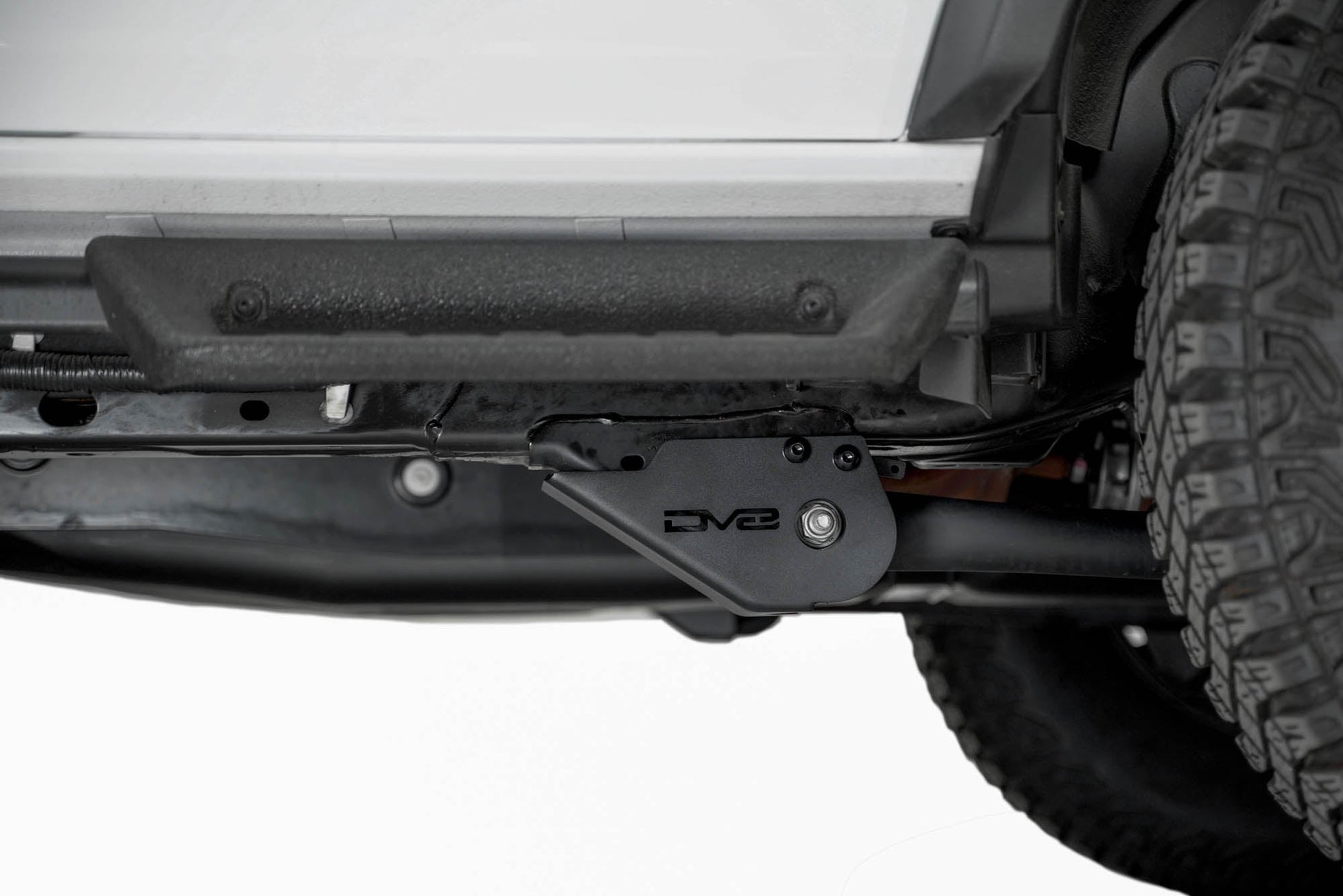 2021 2024 Ford Bronco Trailing Arm Skid Plates Without OEM Welded Skid DV8 Offroad-2