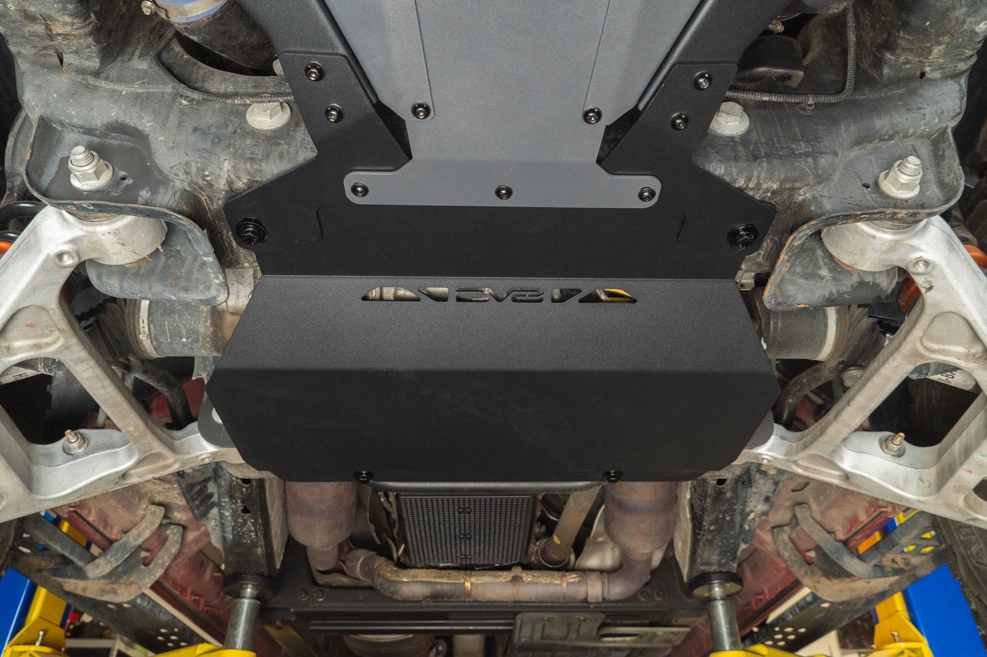 2015 2020 Ford F 150 & Raptor Front Differential Skid Plate DV8 Offroad-2