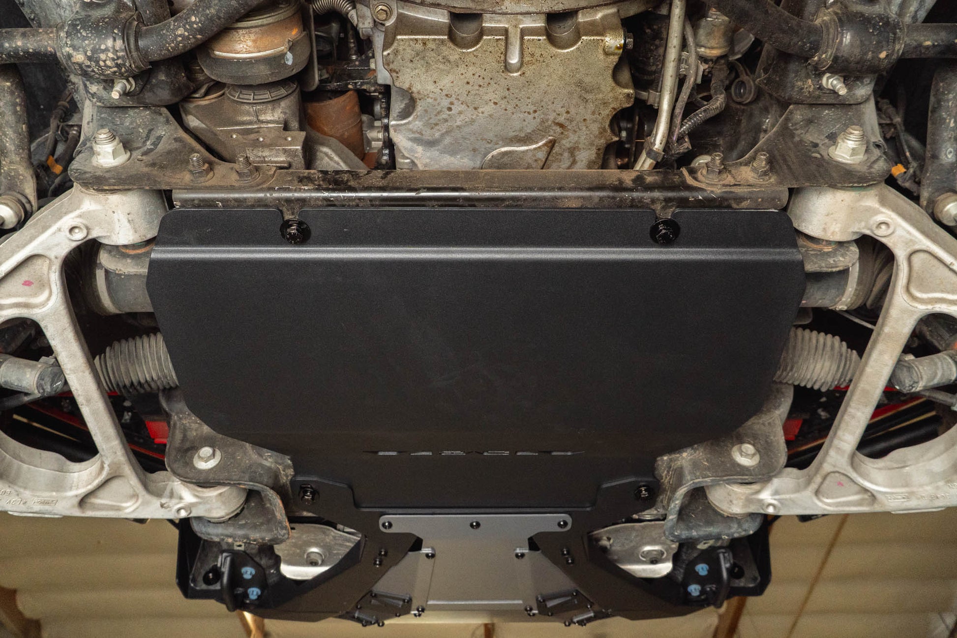 2015 2020 Ford F 150 & Raptor Front Differential Skid Plate DV8 Offroad-3