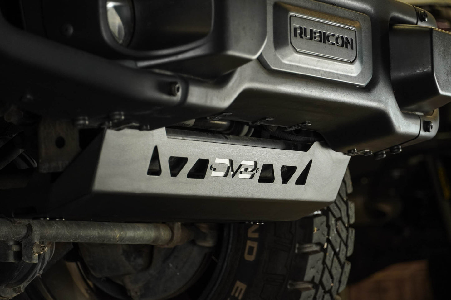 2007 2018 Jeep Wrangler JK Front Skid Plate DV8 Offroad-9