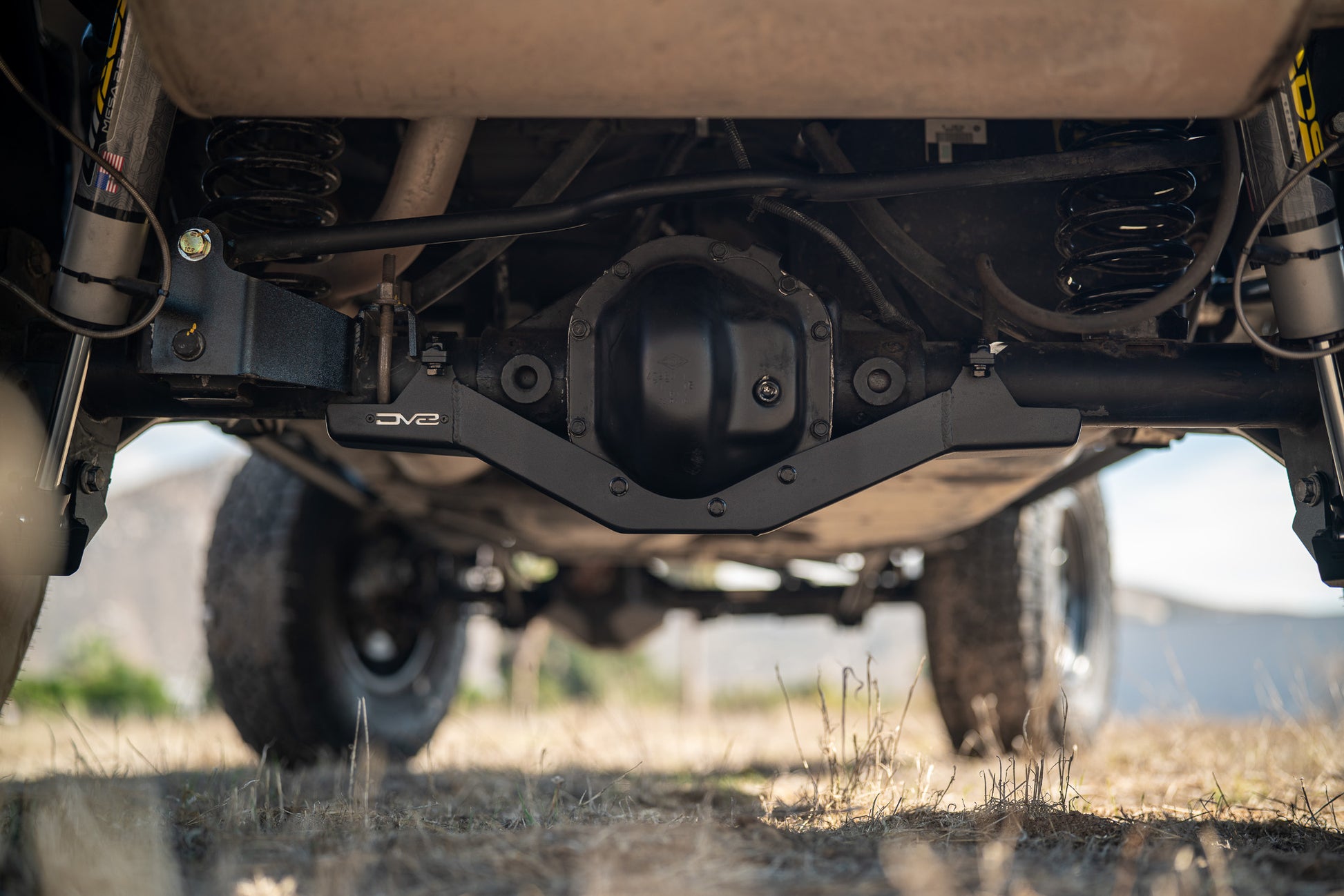 2007 2018 Jeep Wrangler JK Dana 44 Rear Differential Skid Plate DV8 Offroad-1