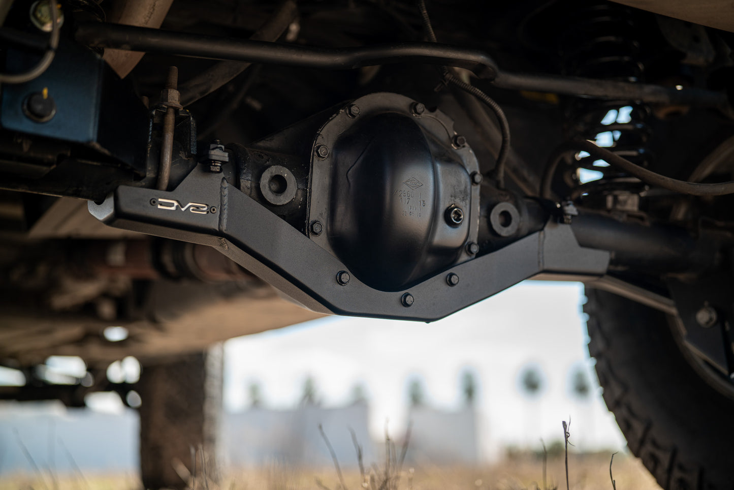 2007 2018 Jeep Wrangler JK Dana 44 Rear Differential Skid Plate DV8 Offroad-2