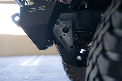 2018=2025 Jeep Wrangler JL JL Gladiator JT Front Bumper Sway Bar Disconnect Motor Skid Plate DV8 Offroad-3