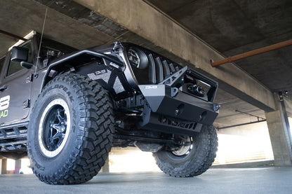 2018=2025 Jeep Wrangler JL JL Gladiator JT Front Bumper Sway Bar Disconnect Motor Skid Plate DV8 Offroad-6