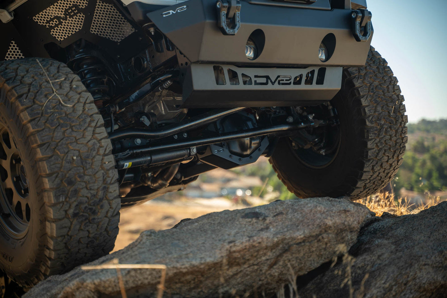 2018 2025 Jeep Wrangler JL JLU Gladiator JT Front Differential Skid Plate DV8 Offroad-11
