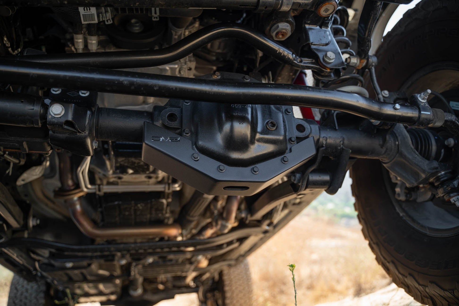 2018 2025 Jeep Wrangler JL JLU Gladiator JT Front Differential Skid Plate DV8 Offroad-7