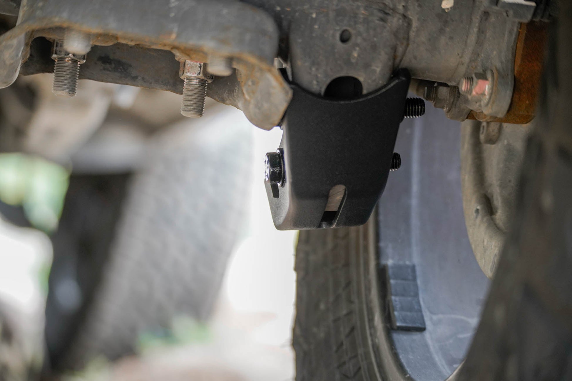 2016 2023 Toyota Tacoma Rear Shock Skid Plates DV8 Offroad-6