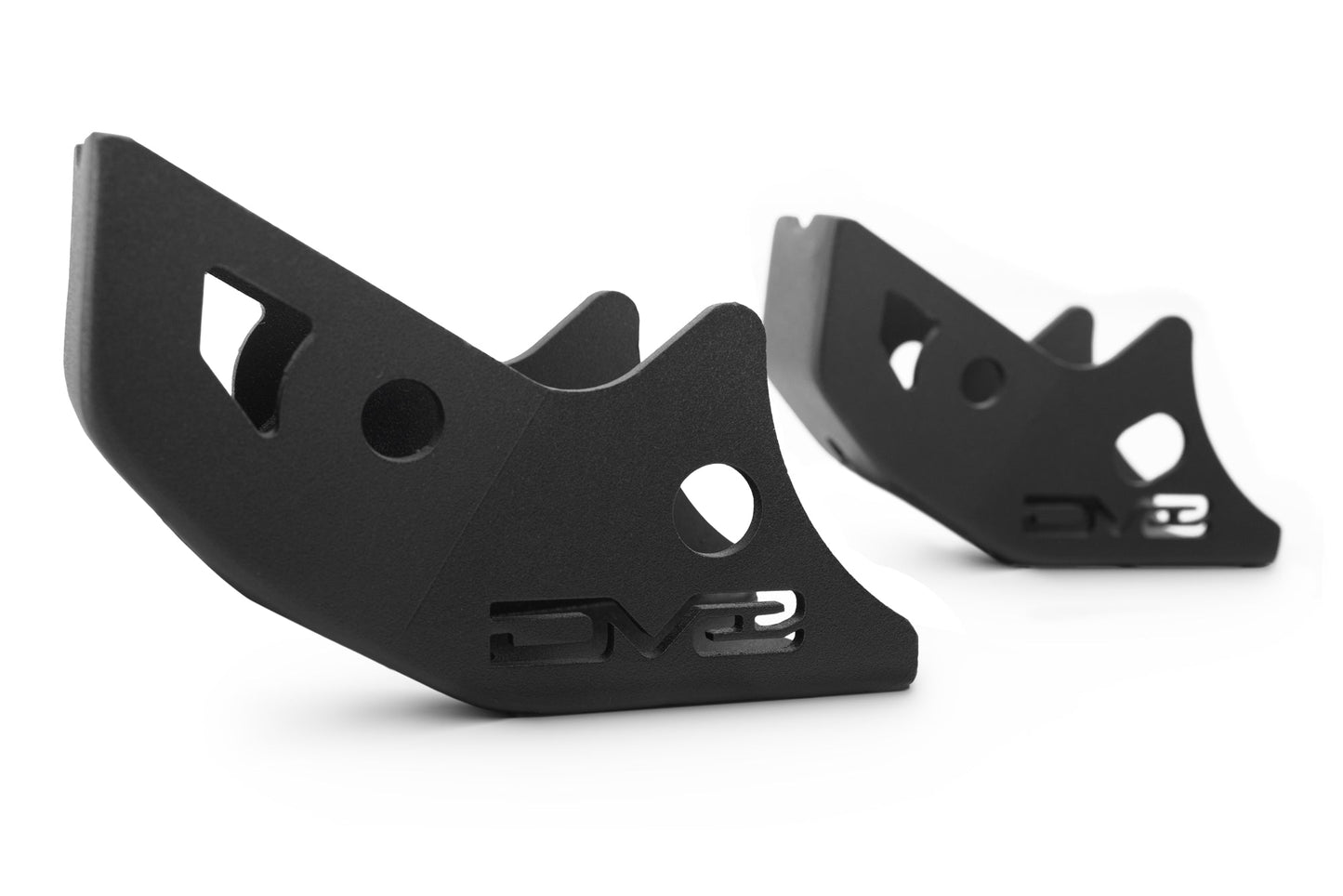 2016 2023 Toyota Tacoma Rear Shock Skid Plates DV8 Offroad-10