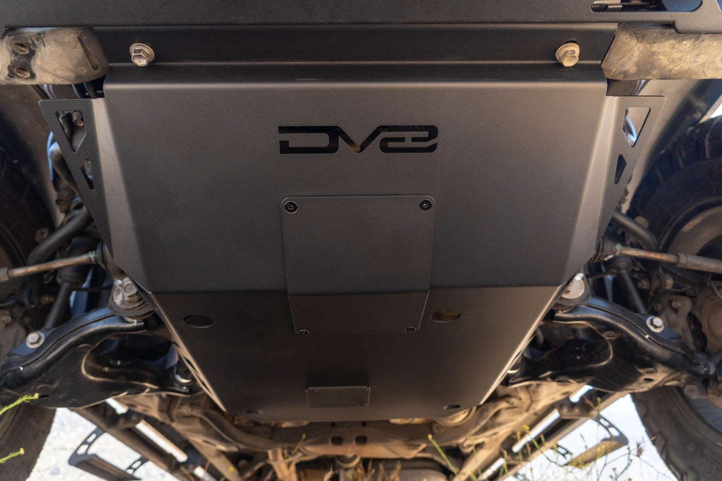 2016 2023 Toyota Tacoma Front Skid Plate DV8 Offroad-2