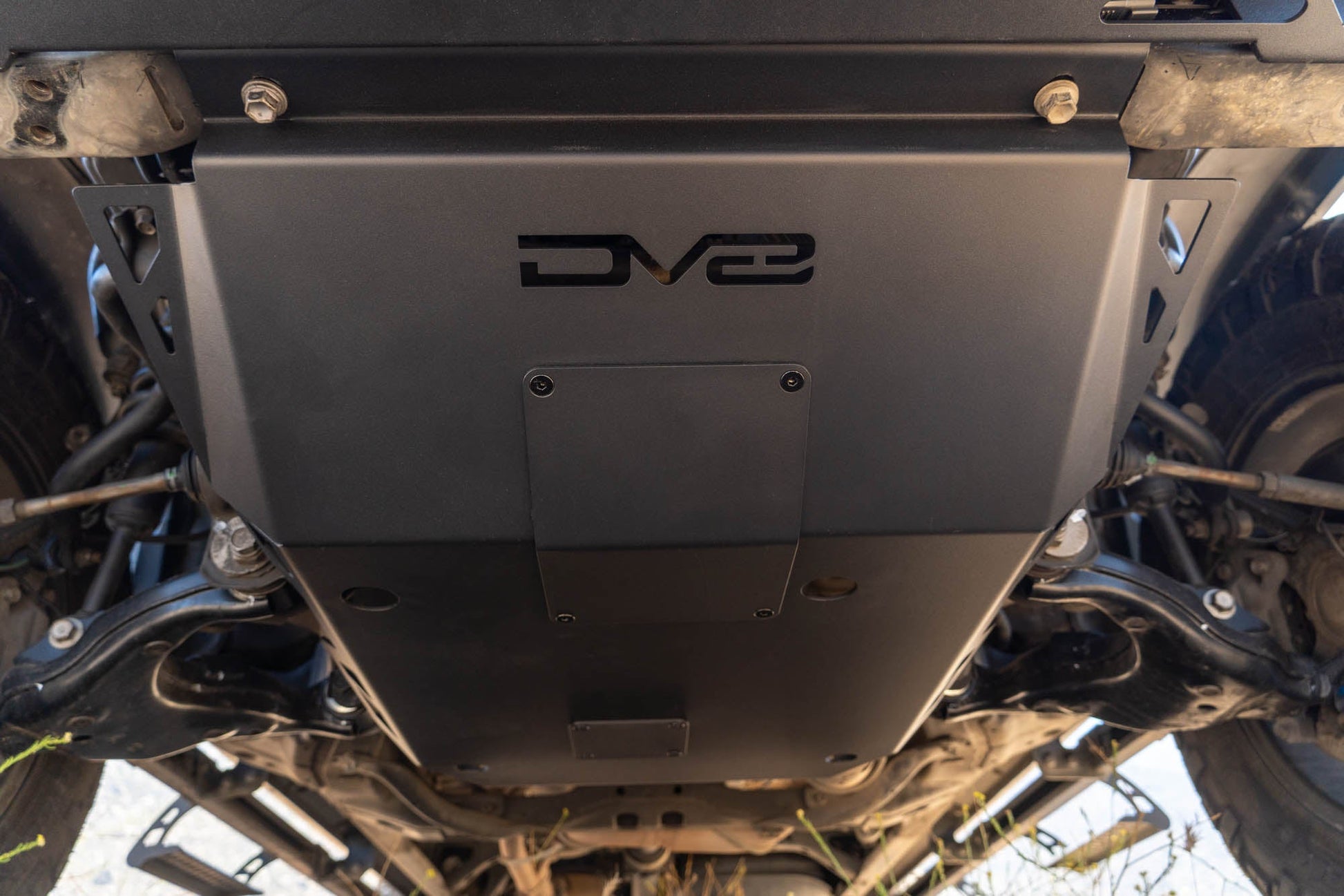 2016 2023 Toyota Tacoma Front Skid Plate DV8 Offroad-2