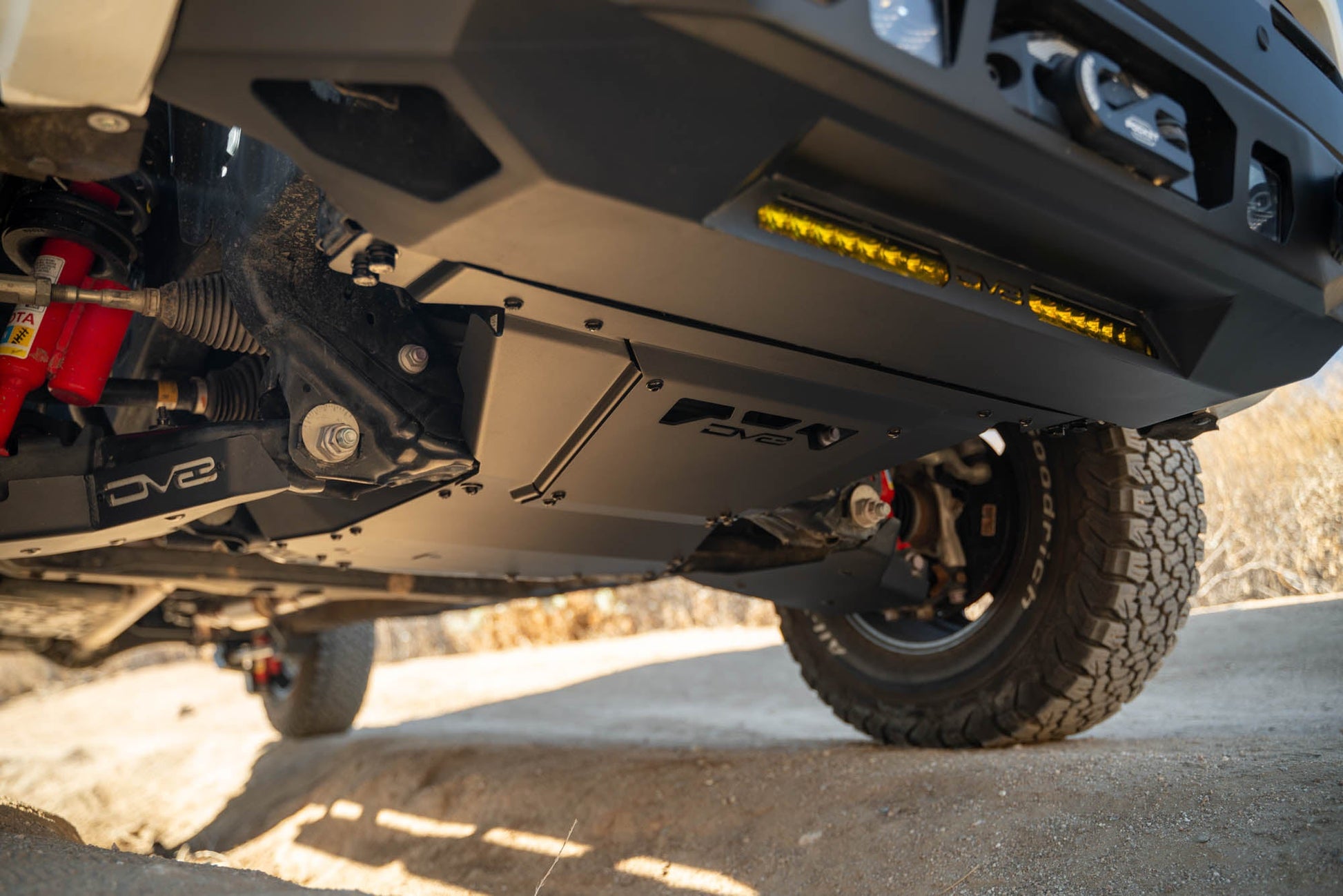 2024 2025 Toyota Tacoma Front Skid Plate DV8 Offroad-5