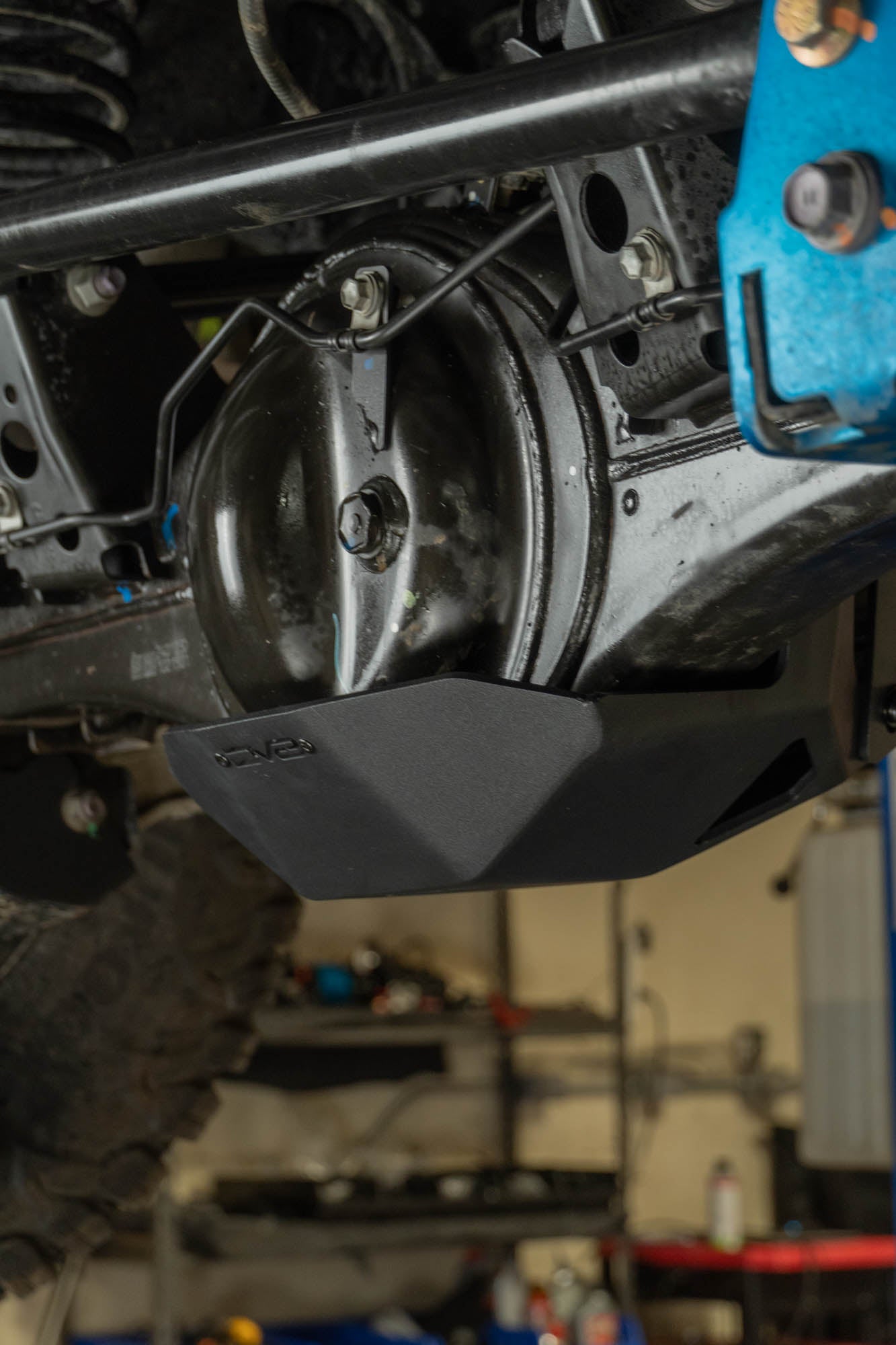 2024 2026 Toyota Tacoma Rear Differential Skid Plate DV8 Offroad-2