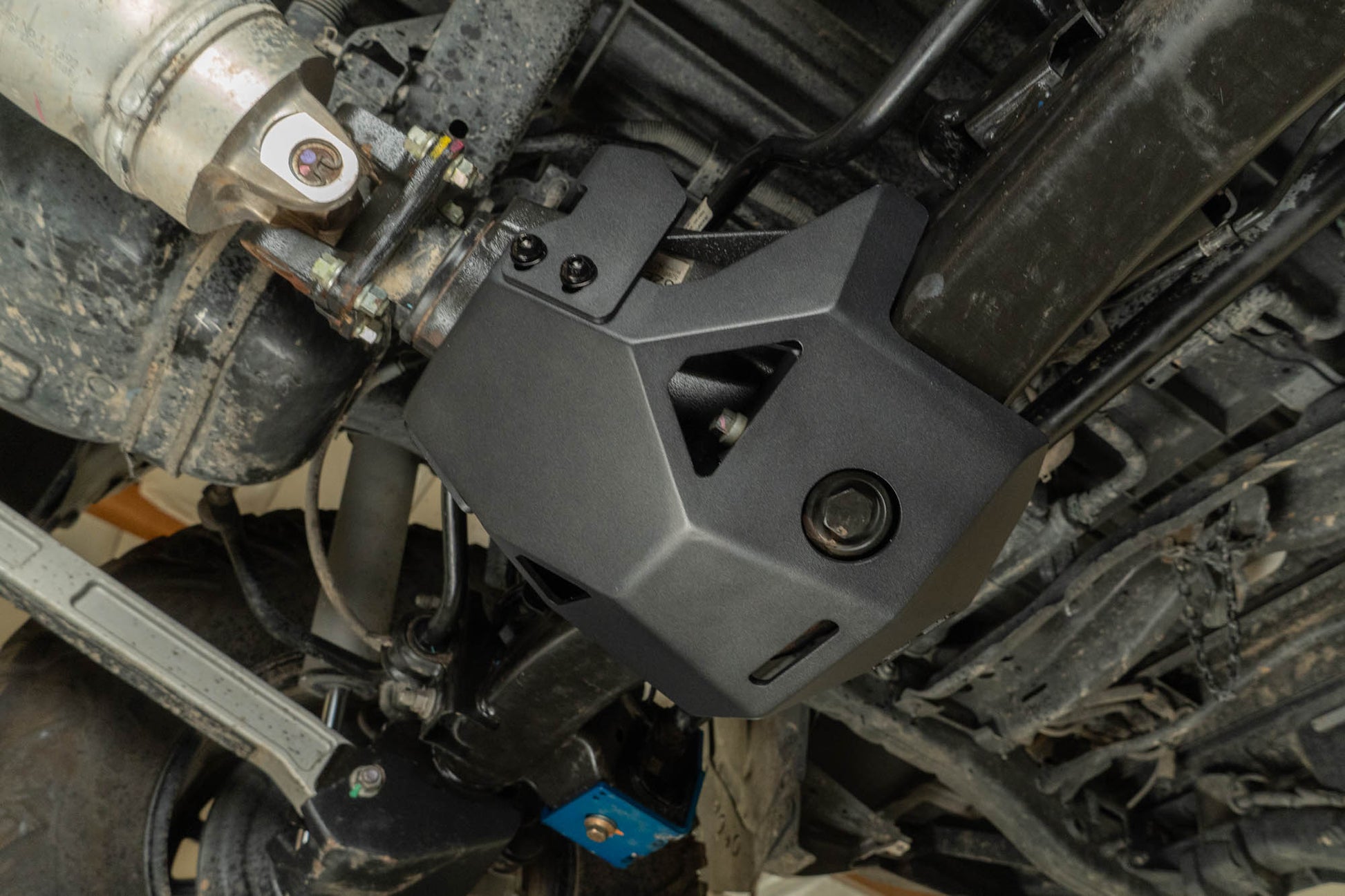 2024 2026 Toyota Tacoma Rear Differential Skid Plate DV8 Offroad-6