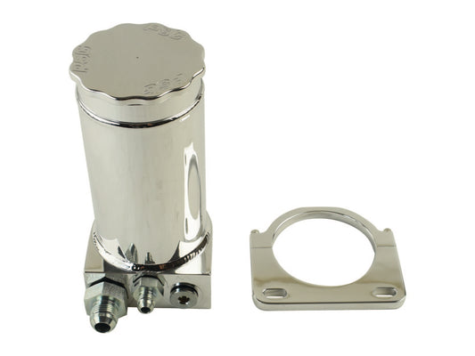 Pro Touring Polished Remote Reservoir Kit, #6AN Return #10AN Feed Performance Components PSC Steering