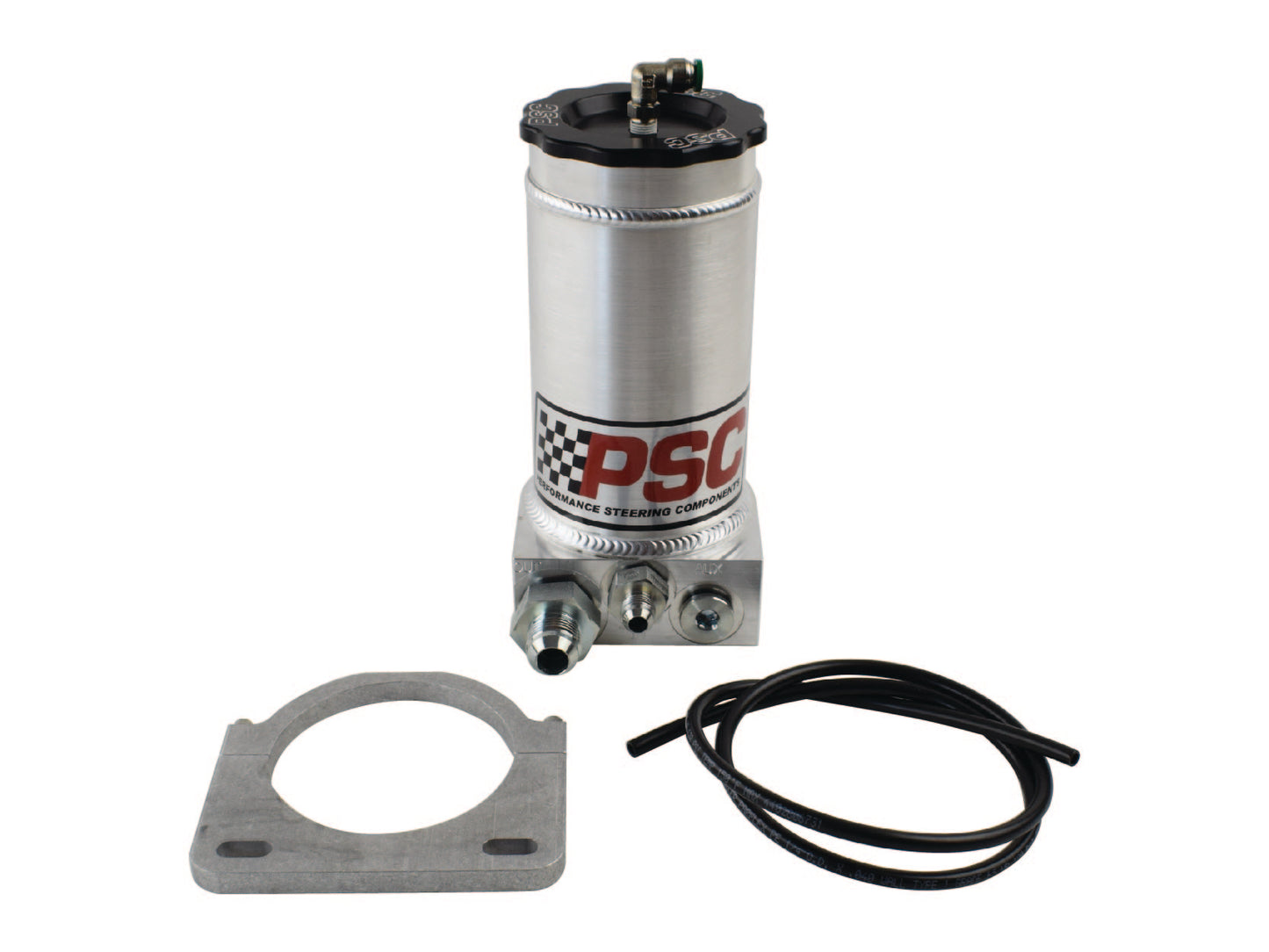 Off Road Remote Reservoir Kit, #8AN Return #12AN Feed Performance Components PSC Steering