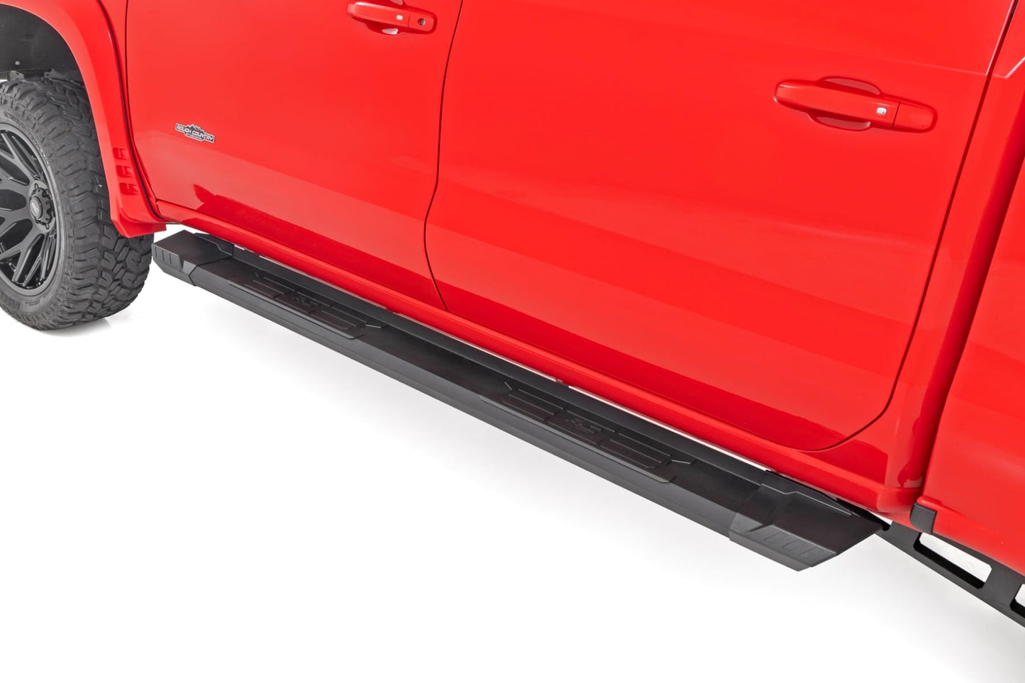 HD2 Aluminum Running Boards Crew Cab Silverado/Sierra 1500/2500HD/3500HD (19-26) Rough Country-1
