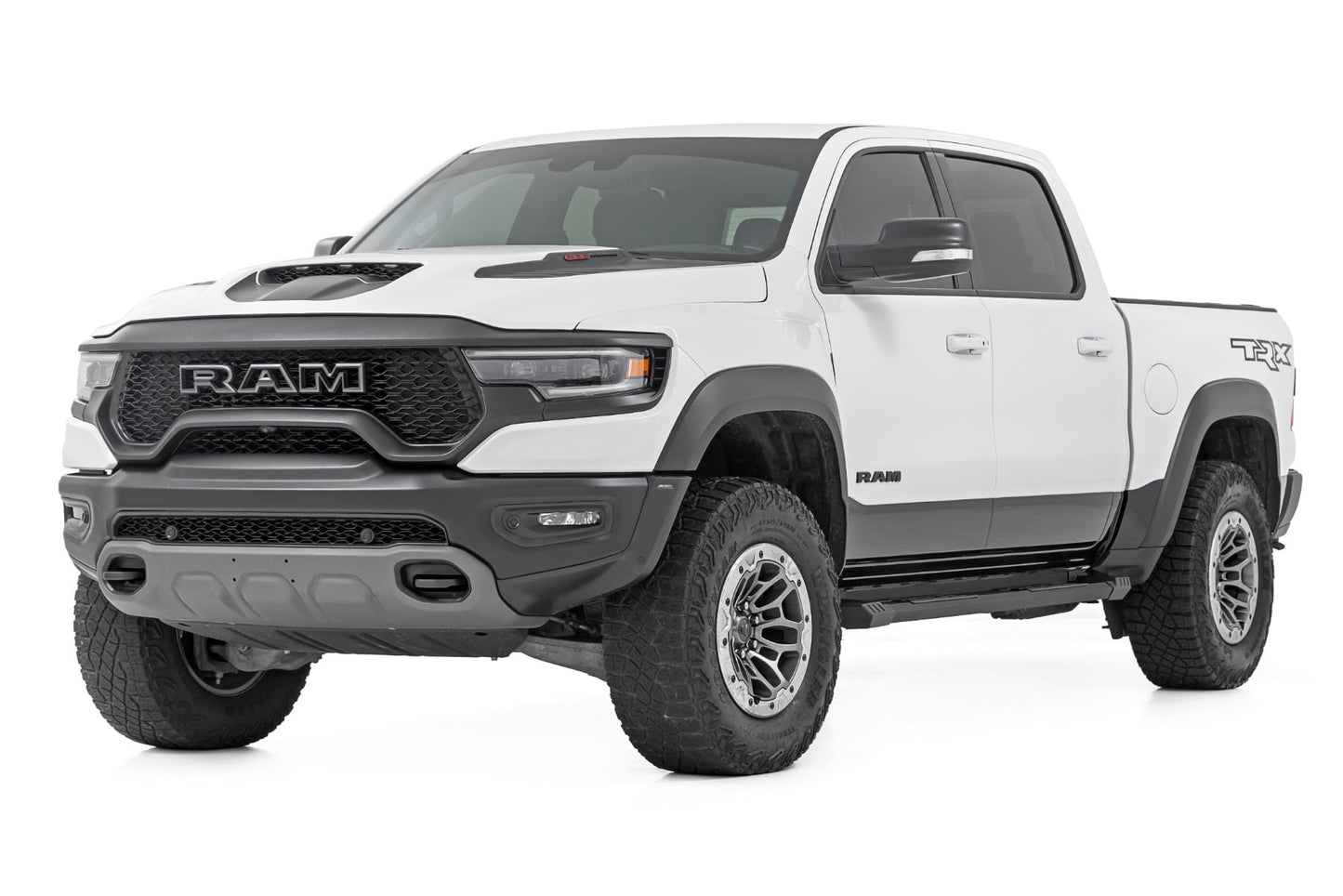 HD2 Aluminum Running Boards Crew Cab Ram 1500 (19-26)/1500 TRX (21-24) Rough Country-1
