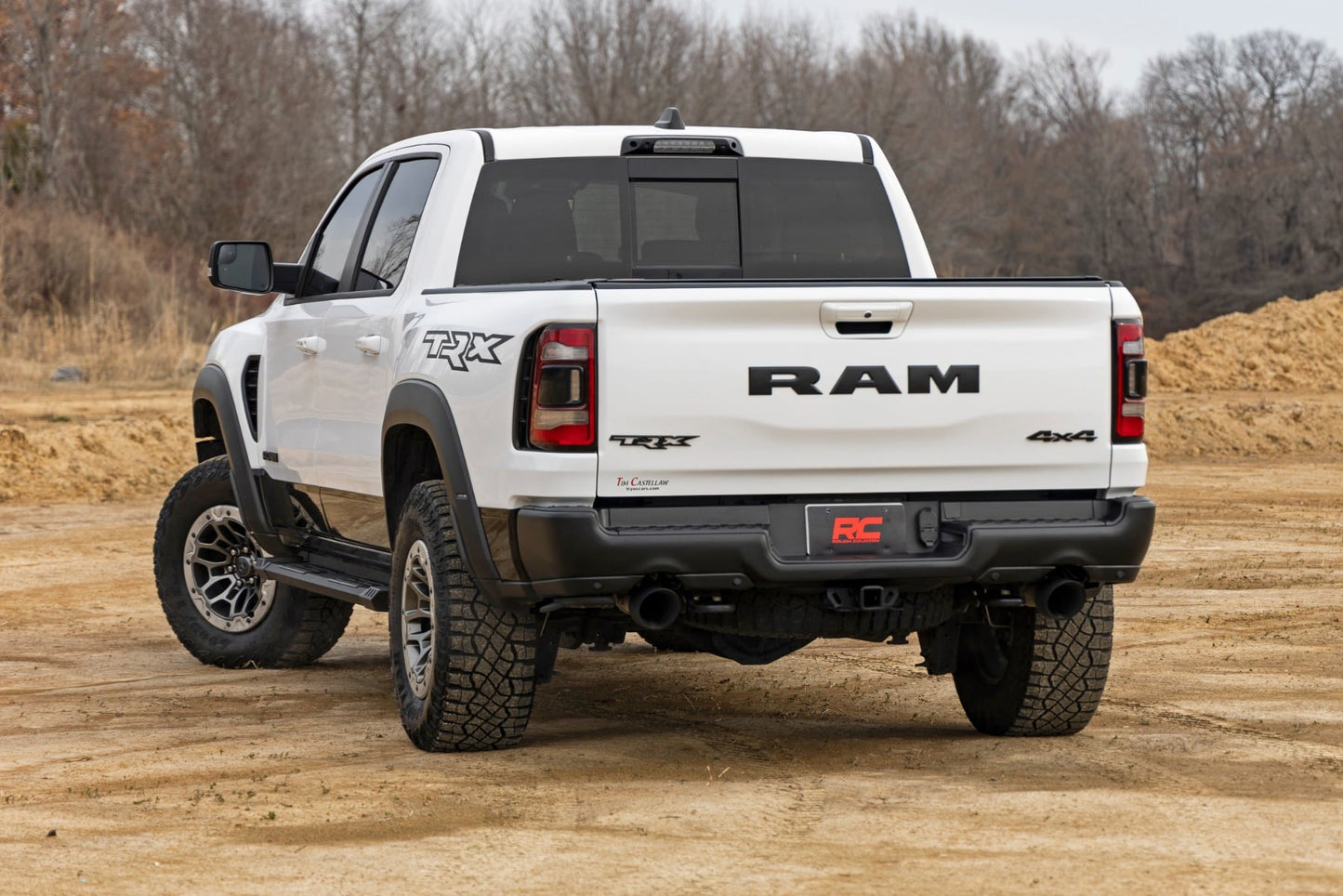 HD2 Aluminum Running Boards Crew Cab Ram 1500 (19-26)/1500 TRX (21-24) Rough Country-3